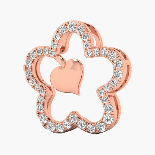 Blossom of Love Diamond Pendant