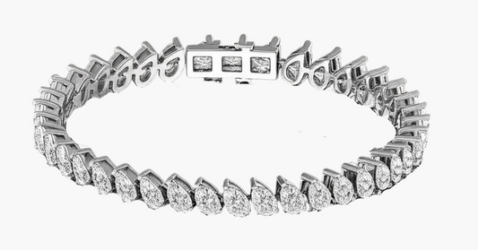 Assembled Petal Diamond Bracelet