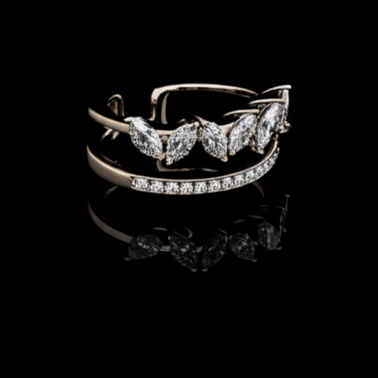 Cherry Blossom Spark Diamond Ring
