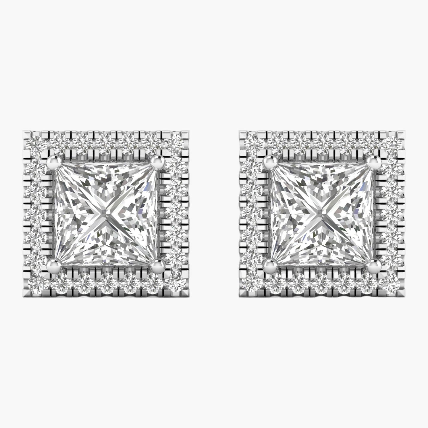 Cubelle Content Diamond Earrings