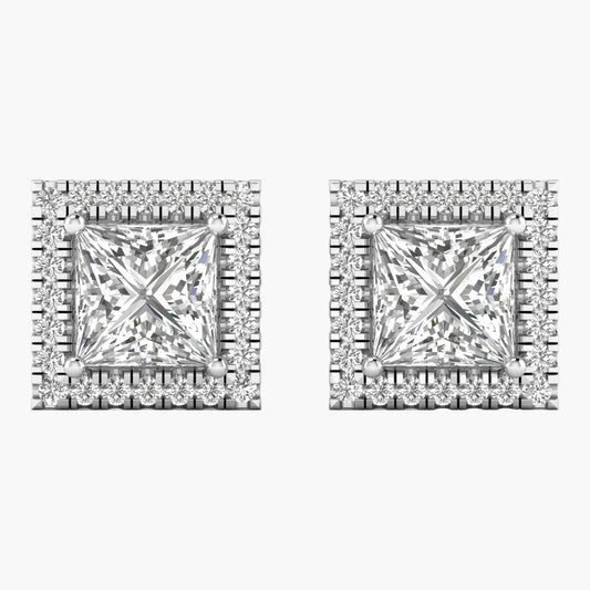 Cubelle Content Diamond Earrings