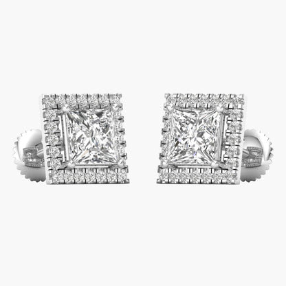 Cubelle Content Diamond Earrings
