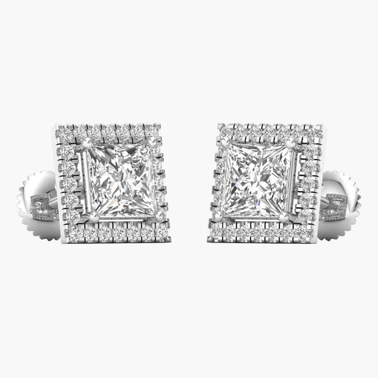 Cubelle Content Diamond Earrings