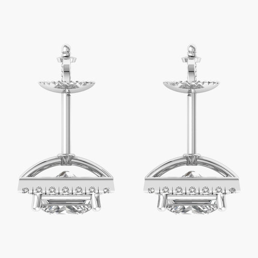 Cubelle Content Diamond Earrings