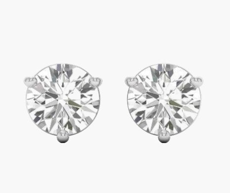 Gleam Crest Diamond Earrings