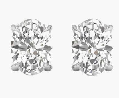 Circular Fine Diamond Earrings