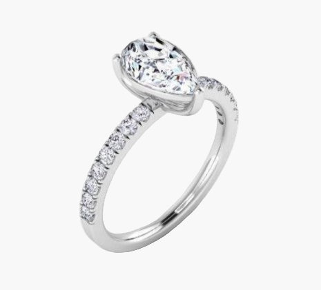 Frosty Glam Diamond Ring