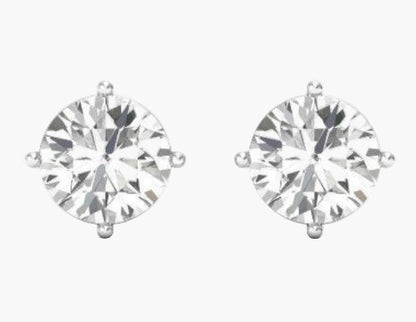 Classic Elegant Diamond Earrings
