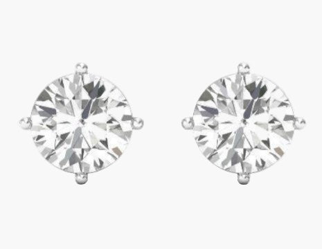 Classic Elegant Diamond Earrings