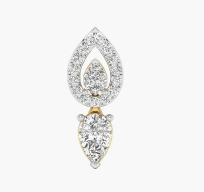 Elixir Droplet Diamond Earrings