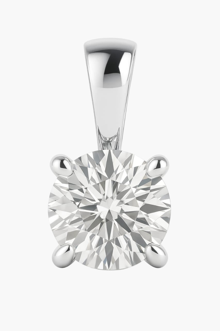 Luminous Charm Diamond Pendant