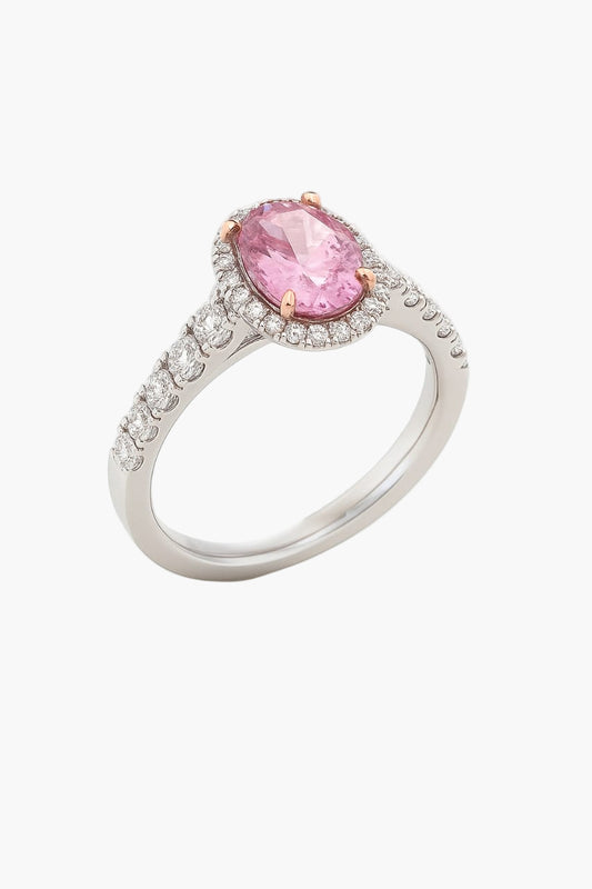 Heart of Pink Diamond Ring