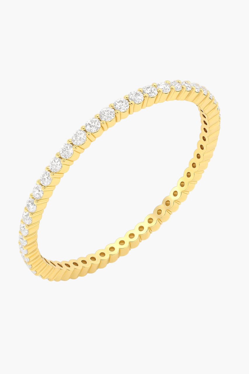 Luxe Luster Diamond Bangle