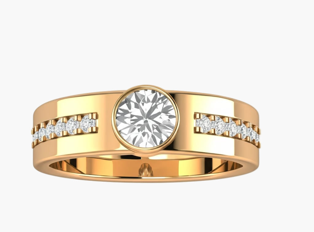 Regal Toast Men Diamond Ring