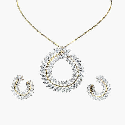 Flareedge Diamond Pendant