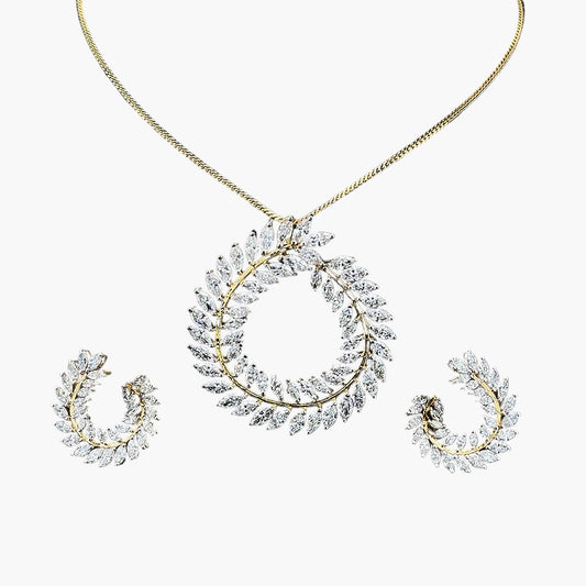 Flareedge Diamond Pendant