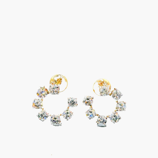 Solara Seeds Diamond Earrings