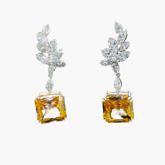 Marigold Drops Diamond Earrings