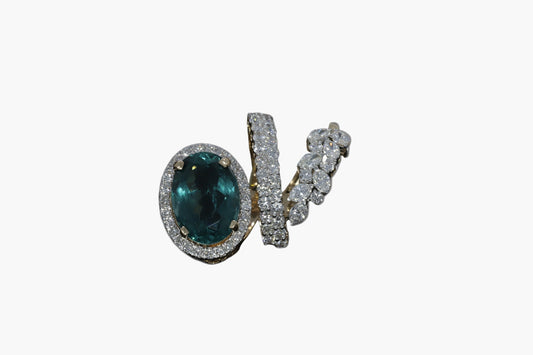 Luminara Verde Diamond Ring