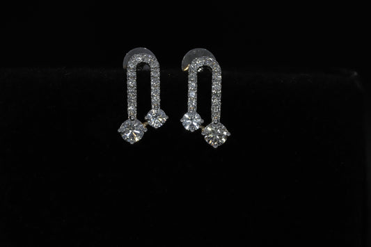 Drevia Drop Diamond Earrings