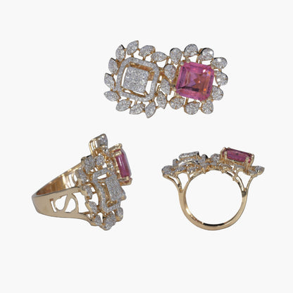 Blush & Brilliance Diamond Ring