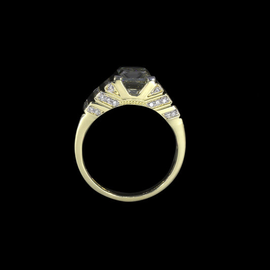Jade Symphony Men Diamond Ring