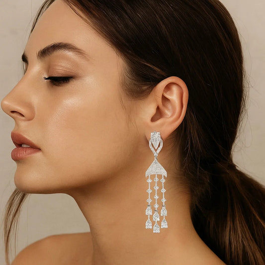 Amivra Precise Diamond Earrings