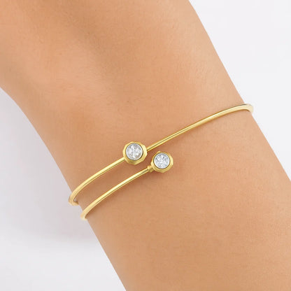 Cross Paths Diamond Bracelet