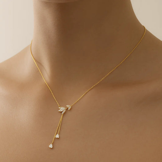 Lotus Orbelle Brilliance Diamond Necklace