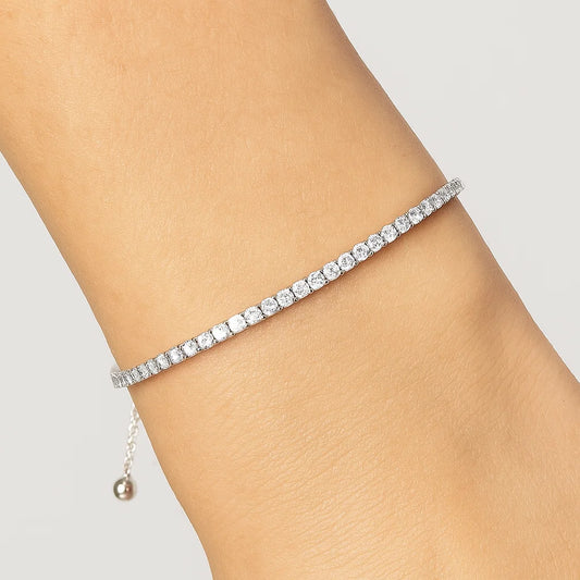 Adjustable Tennis Diamond Bracelet