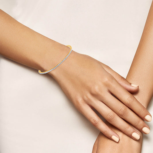 Luxe Luster Diamond Bangle