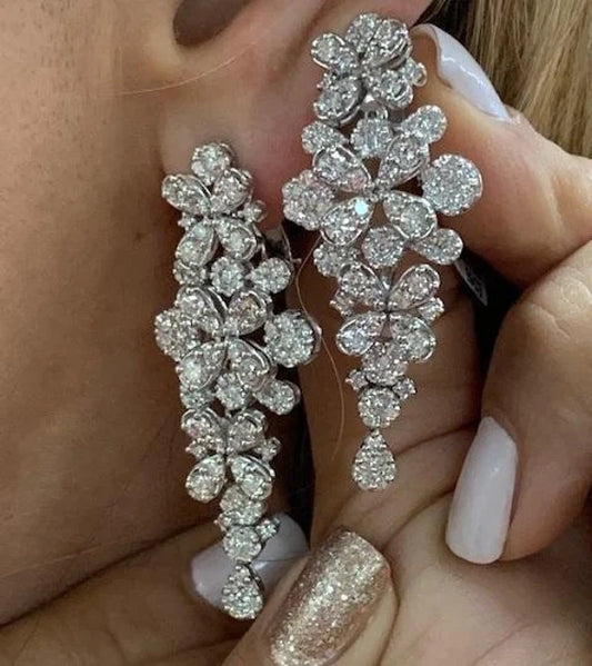 Crown Jewel Diamond Earrings