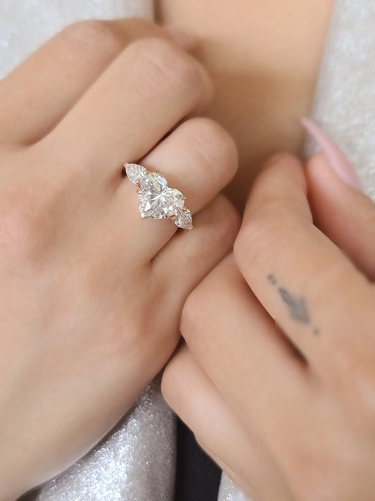 Everbound Heart Diamond Ring