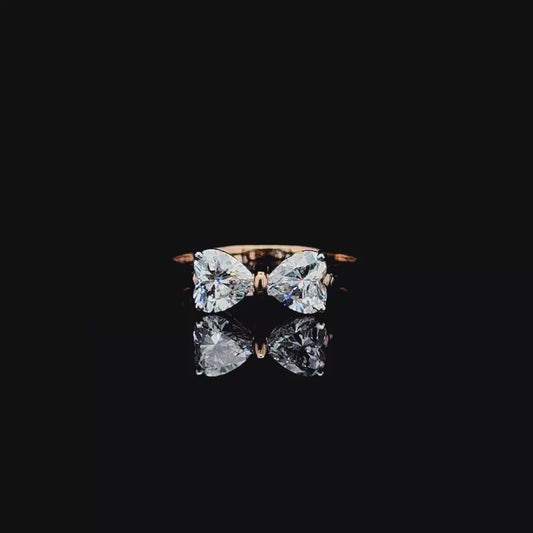 Dazzle Tie Diamond Ring