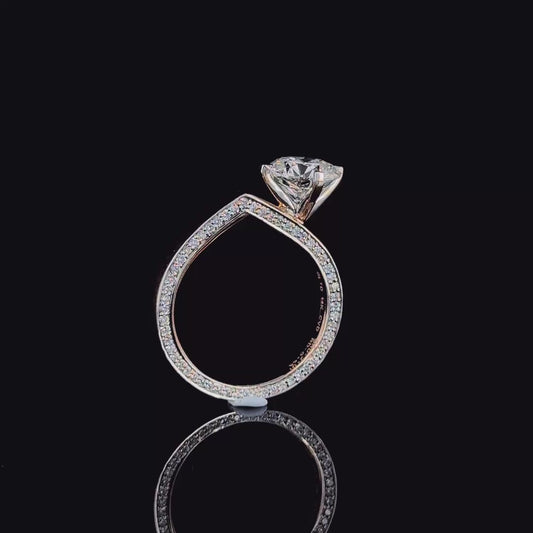 Little Tilt Diamond Ring