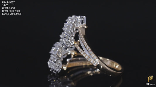Amethyst Radiance Diamond Ring