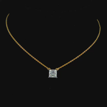 Versatile Diamond Pendant With Chain