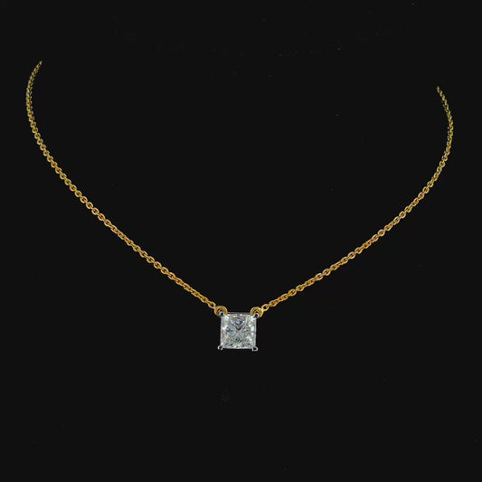 Versatile Diamond Pendant With Chain