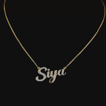 Dual-Tone Siya Diamond Pendant