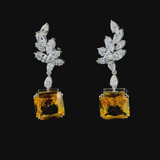 Marigold Drops Diamond Earrings