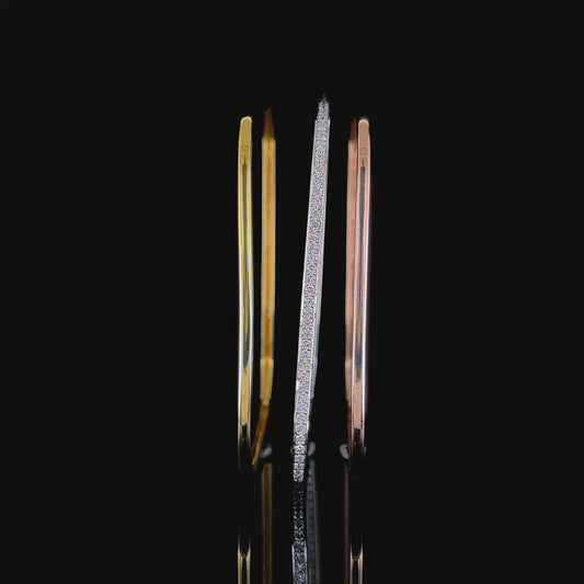 Rose Gold Quadre Bangles