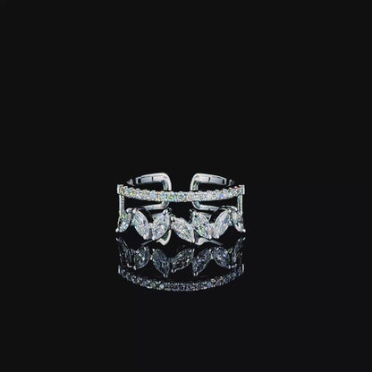 Cherry Blossom Spark Diamond Ring