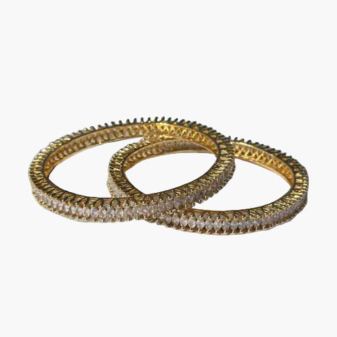 Glow Embers Diamond Bangles