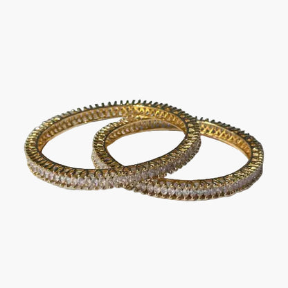 Glow Embers Diamond Bangles
